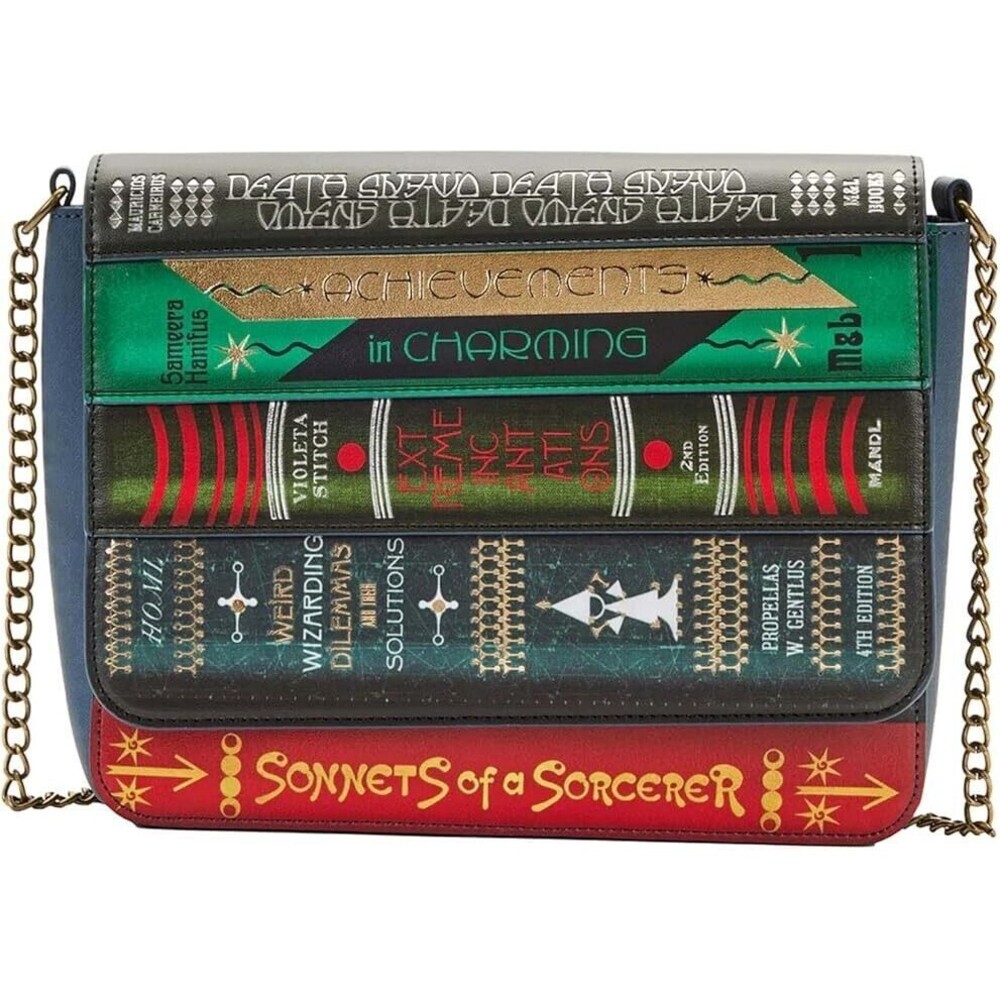 Loungefly Fantastic Beasts Magical Books Chain Strap Crossbody Bag Purse